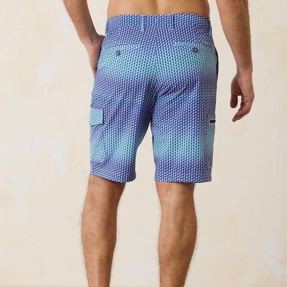 Tommy Bahama Cayman Isles Ombre 10 Inch Hybrid Shorts - Picture 3 of 8
